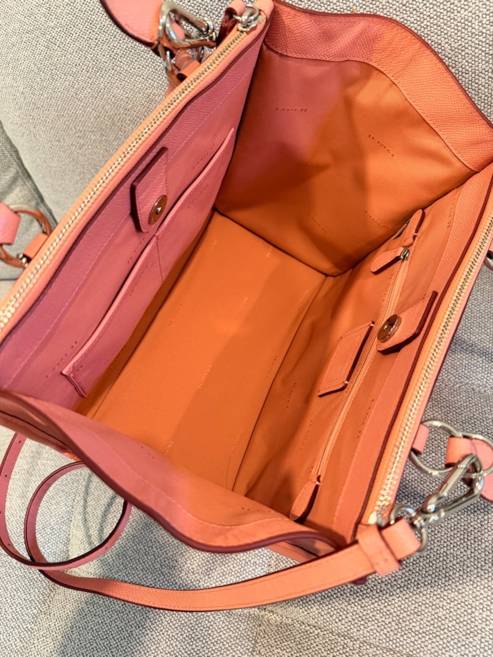 Coach Crosby Carryall In Crossgrain Leather NWOT - Picture 5 of 6